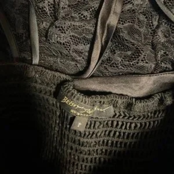 VTG Betsey Johnson Gemmed Halter Dress - Picture 5 of 7